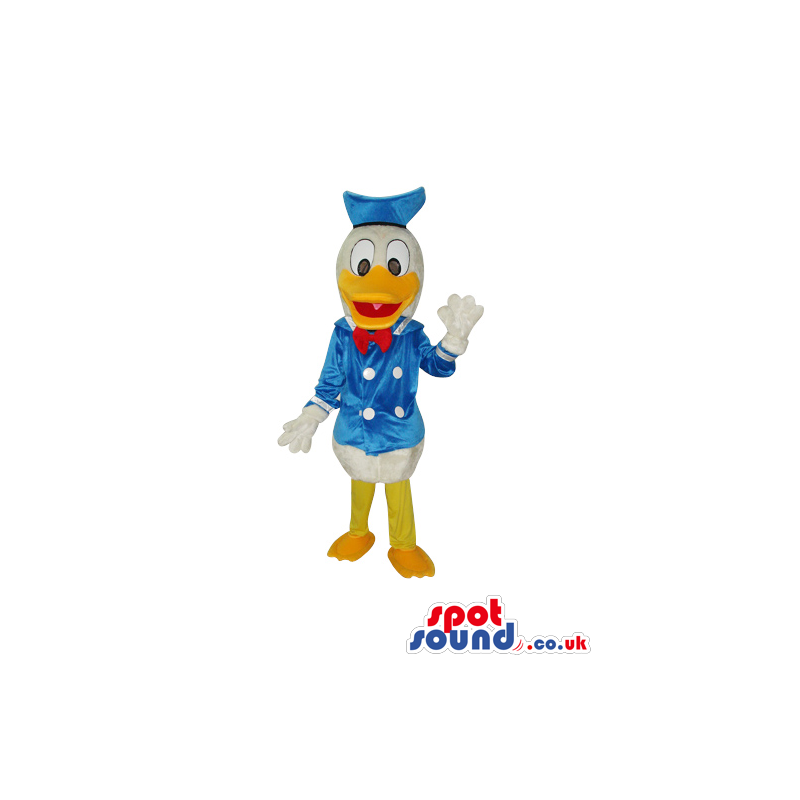 Popular Donald Duck Disney Character Plush Mascot With Garments