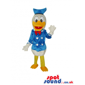 Popular Donald Duck Disney Character Plush Mascot With Garments