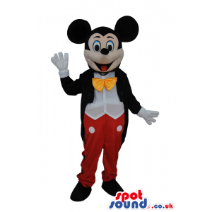 Mickey Mouse Disney Character With His Classic Garments -