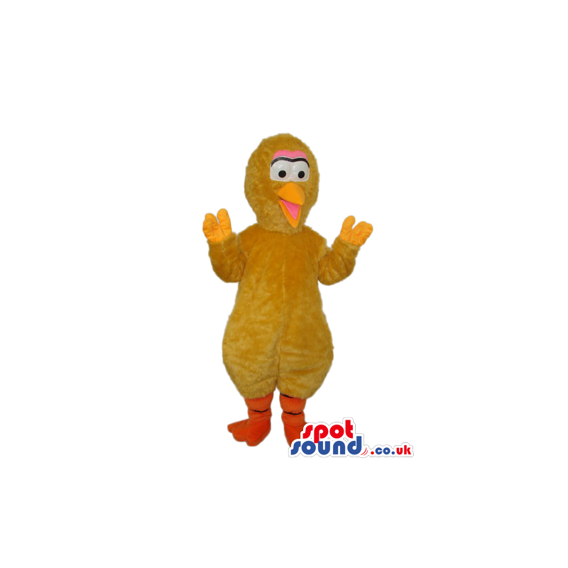 Big Bird Popular Alike Character Plush Mascot In Brown - Custom