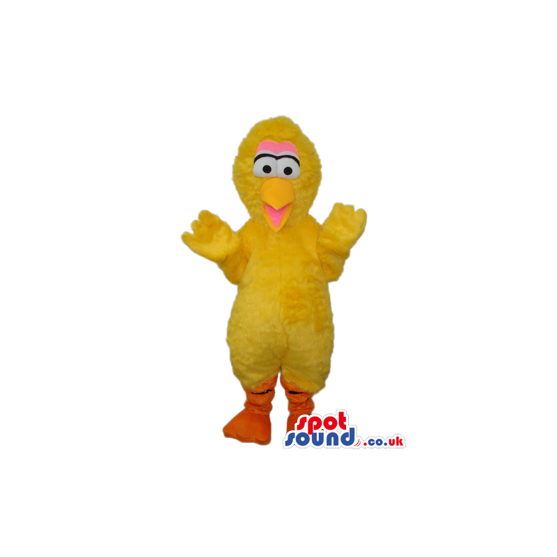 Big Bird Popular Alike Character Plush Mascot In Yellow -