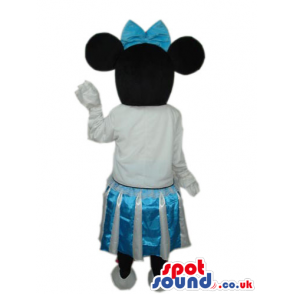 Minnie Mouse Disney Mascot Wearing Flight Attendant Mascot -