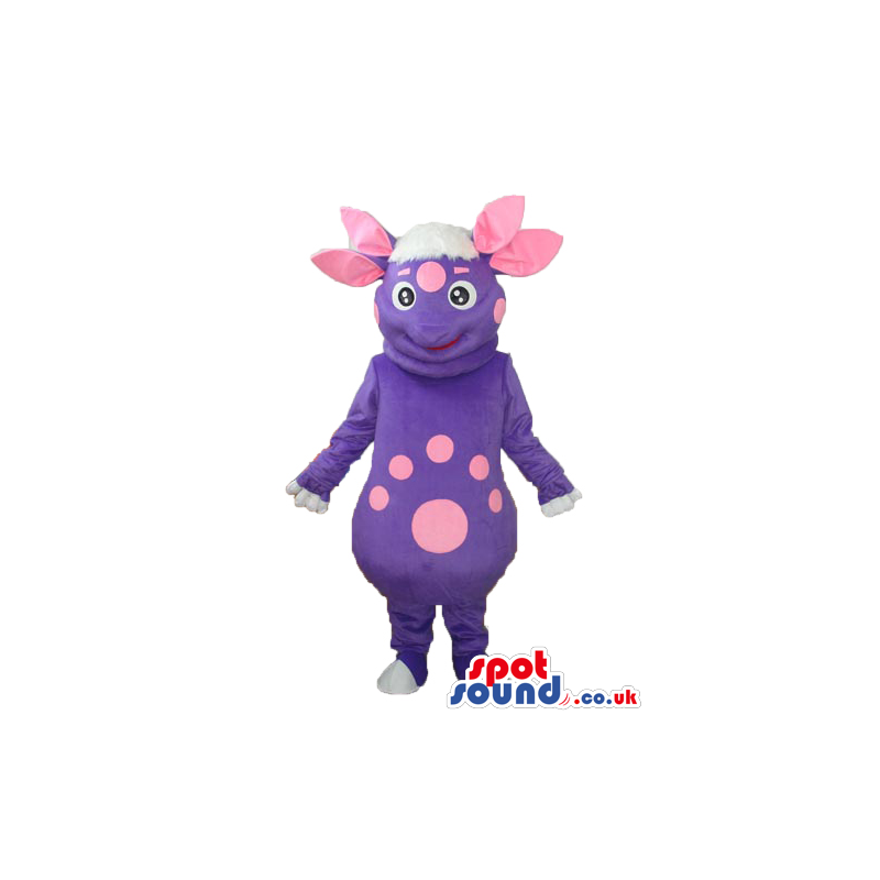 Purple And Pink Customizable Fantasy Dragon Plush Mascot -