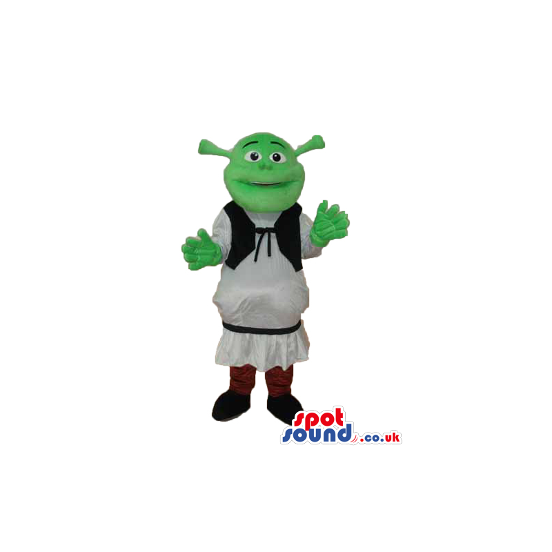 Shrek The Green Ogre Popular Movie Character Flashy Mascot -