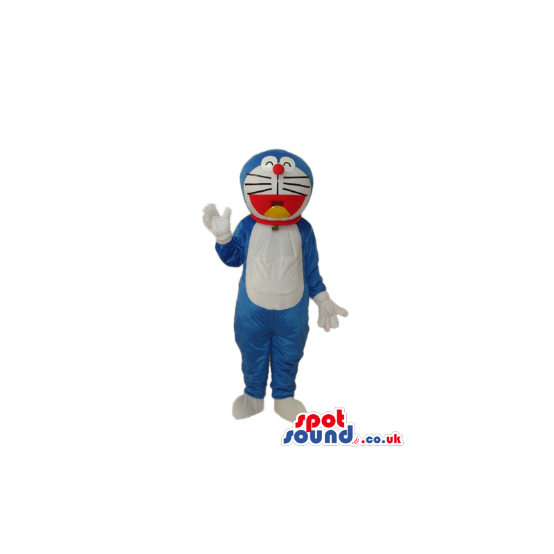 Doraemon Blue Cat Cartoon Character Plush Mascot With No Pocket