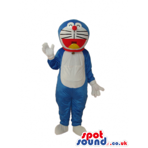 Doraemon Blue Cat Cartoon Character Plush Mascot With No Pocket