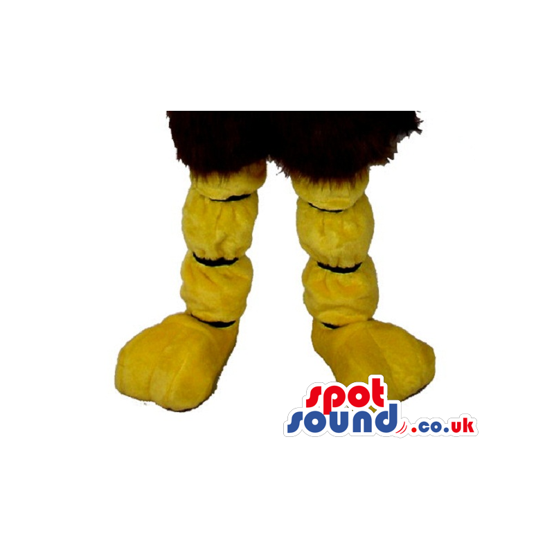 Best Quality Washable Yellow Plush Legs For Bird Mascots -