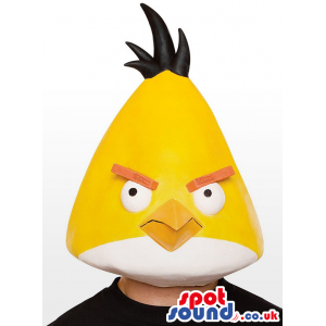 Cute Yellow Angry Birds Character Adult Size Mask Head - Custom