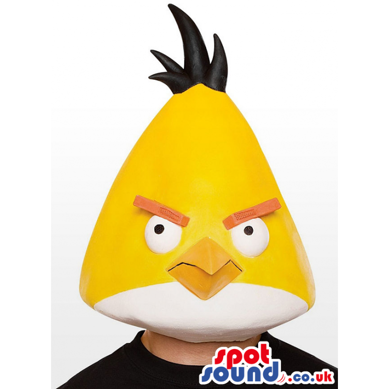 Cute Yellow Angry Birds Character Adult Size Mask Head - Custom