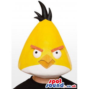 Cute Yellow Angry Birds Character Adult Size Mask Head - Custom