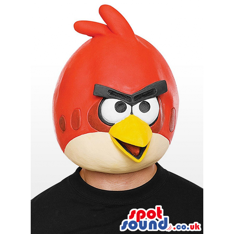 Cute Red Angry Birds Character Adult Size Mask Head - Custom