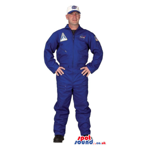 Very Original Blue Nasa Uniform Adult Size Costume - Custom