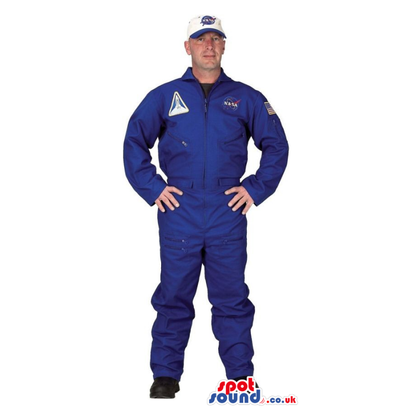 Very Original Blue Nasa Uniform Adult Size Costume - Custom