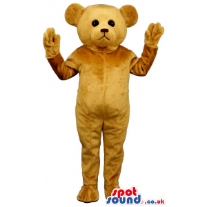 Classic Brown Teddy Bear Plush Mascot With A Sad Fac - Custom