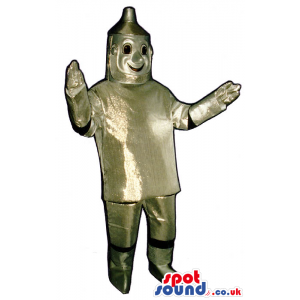 Amazing Metallic Silver Tin Man It Wizard Of Oz Character