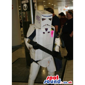 Wars Trooper Movie Character Mascot Or Costume - Custom Mascots