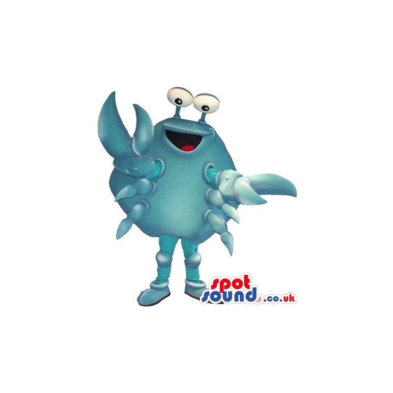 Customizable Cartoon Blue Crab Sea Animal Plush Mascot - Custom