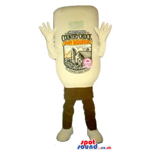 Sauce Bottle Plush Mascot With Logo And Brand Name And No Face