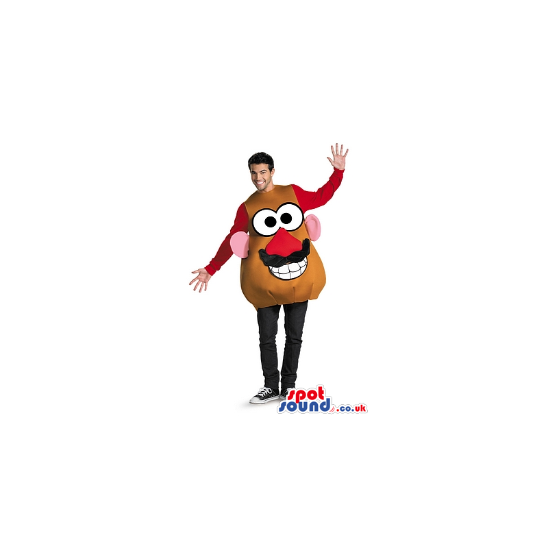 Amazing Mr. Potato Mascot Or Halloween Adult Size Costume -