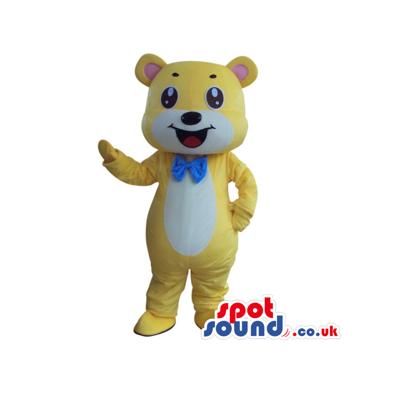 Fantasy Cute Yellow And White Teddy Bear Plush Masco - Custom