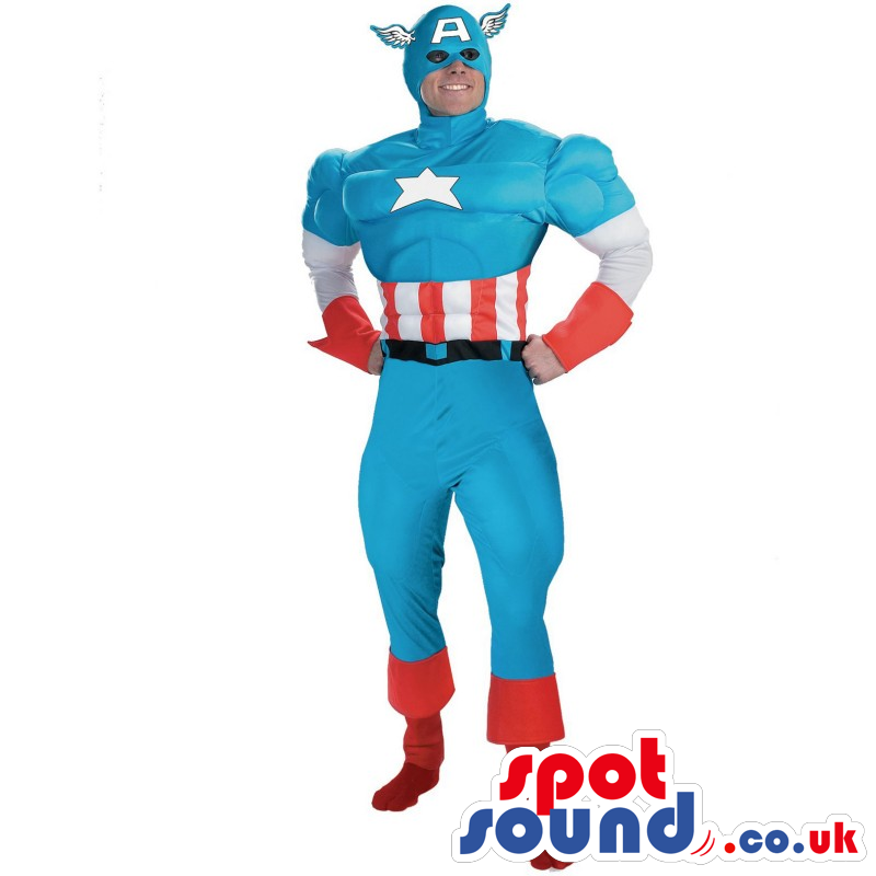 Amazing Captain America Superhero Adult Size Costume - Custom
