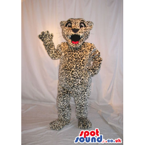 Customizable Cute Pattern Panther Animal Plush Mascot - Custom