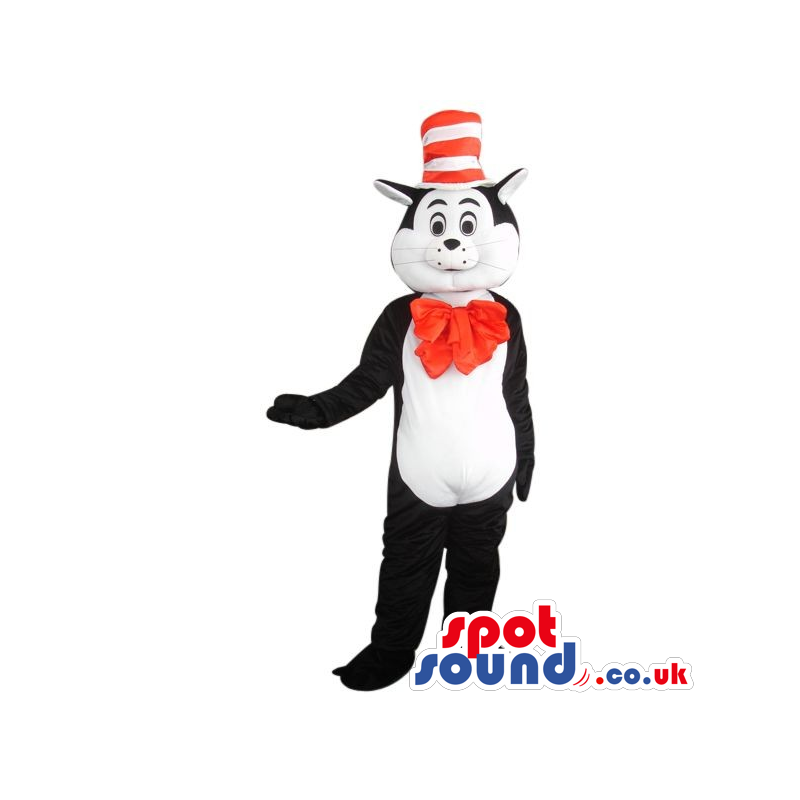 Popular Cat In The Hat Cartoon Children'S Story Plush Mascot -