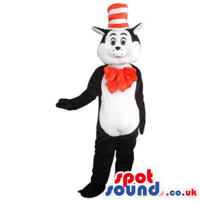 Popular Cat In The Hat Cartoon Children'S Story Plush Mascot -