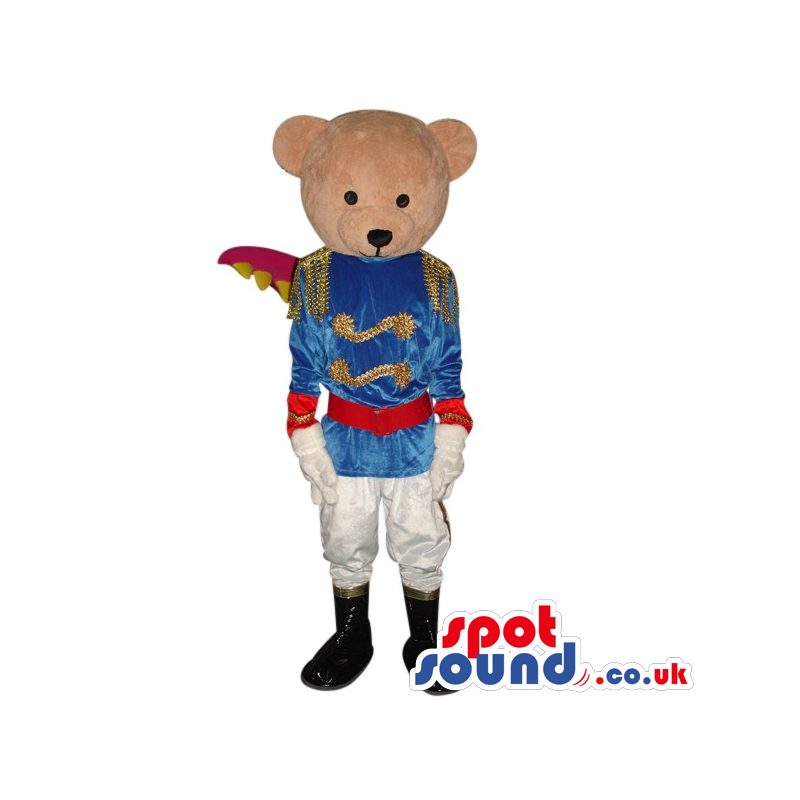Teddy Bear Boy Animal Plush Mascot With Groom Or Prince