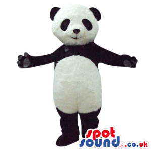 Customizable Baby Cute Panda Bear Plush Animal Mascot - Custom