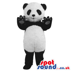 Customizable Baby Cute Panda Bear Plush Animal Mascot - Custom