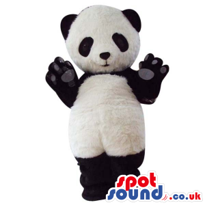 Customizable Baby Cute Panda Bear Plush Animal Mascot - Custom