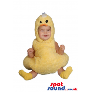 Cute Yellow Duck Bird Plush Baby Size Funny Costume - Custom