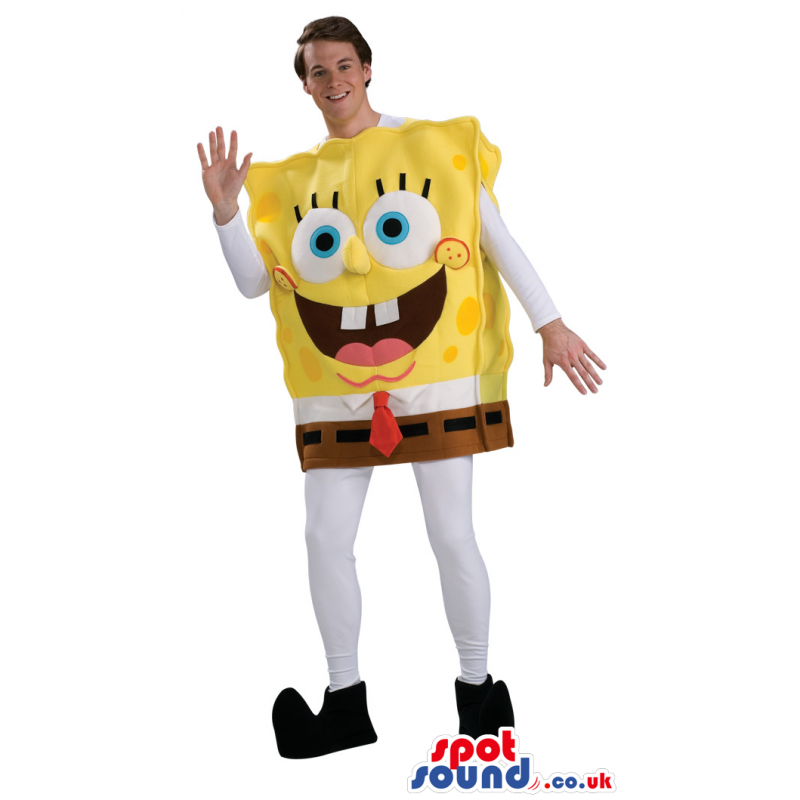 Buy Mascots Costumes in UK - Very Original Sponge Bob Cartoon Adult Size  Funny Costume Sizes L (175-180CM)