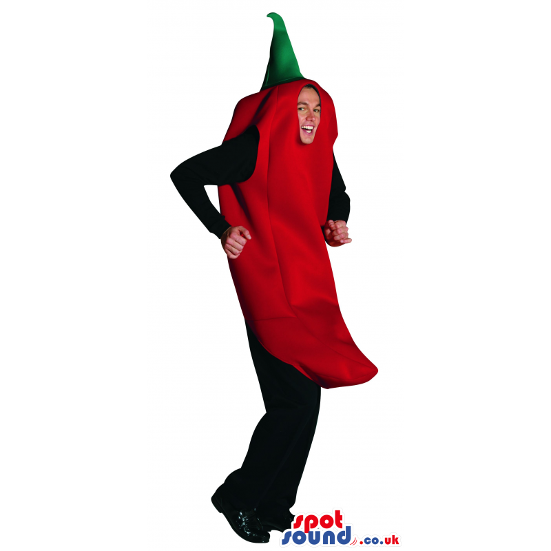 Red Pepper Vegetable Mascot Or Adult Size Costume - Custom