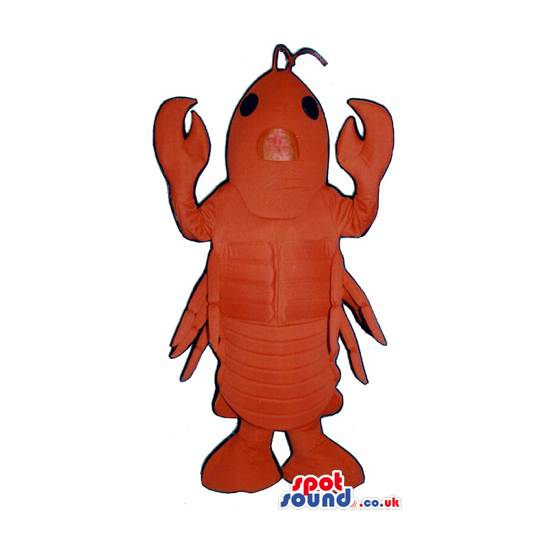 Customizable All Red Lobster Sea Animal Plush Mascot - Custom