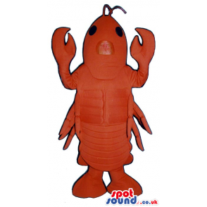 Customizable All Red Lobster Sea Animal Plush Mascot - Custom