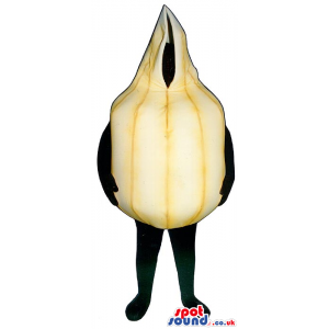 Customizable Big Onion Vegetable Food Mascot With No Face -