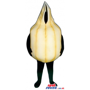 Customizable Big Onion Vegetable Food Mascot With No Face -