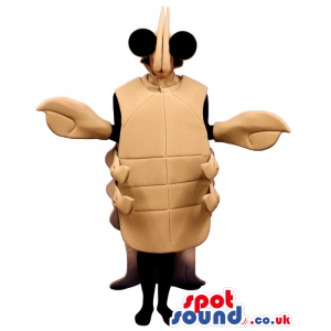 Customizable Beige Lobster Or Shrimp Sea Animal Plush Mascot -