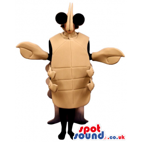 Customizable Beige Lobster Or Shrimp Sea Animal Plush Mascot -