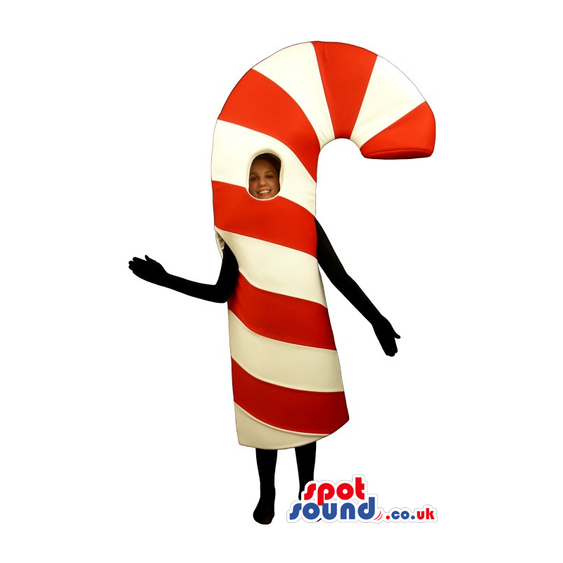 Cool Christmas Candy Cane Mascot Or Adult Size Costume - Custom