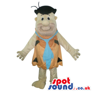 Fred Mascot From The Flinstone'S Children'S Cartoon Character -