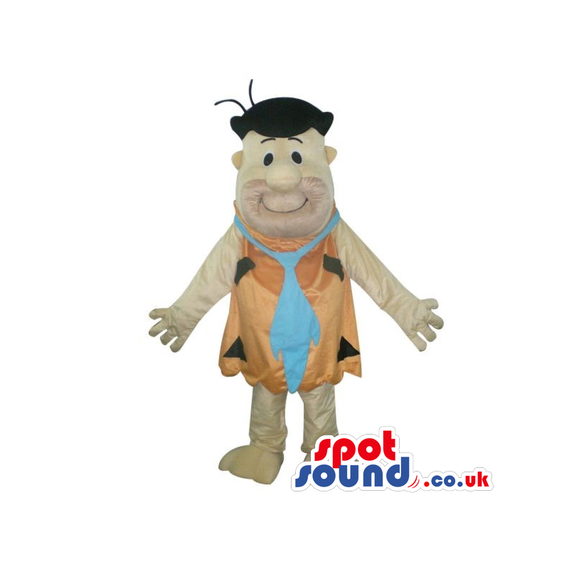 Fred Mascot From The Flinstone'S Children'S Cartoon Character -