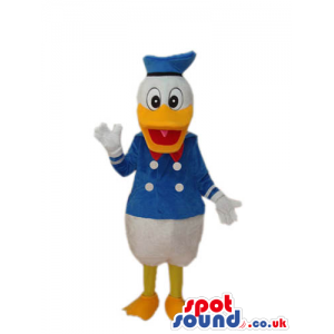 Donald Duck Disney Character Plush Mascot With Classic Garments