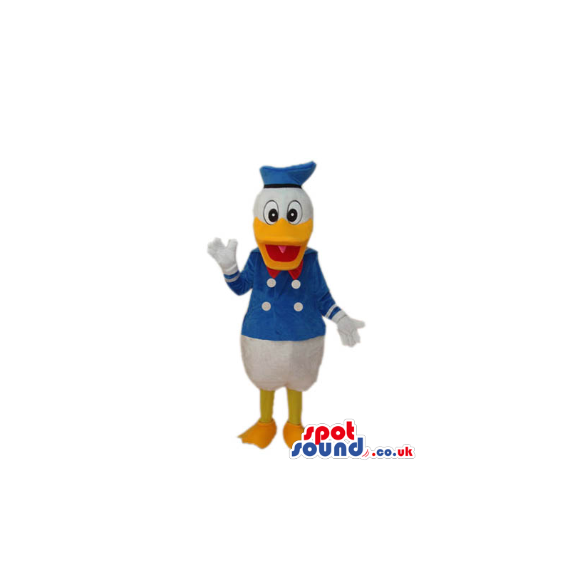 Donald Duck Disney Character Plush Mascot With Classic Garments