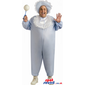 Hilarious Big Baby Adult Size Costume With A Rattle - Custom