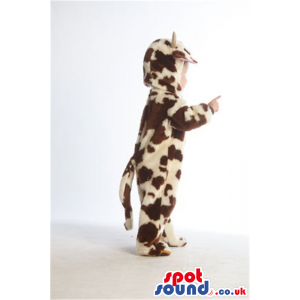 Cool Giraffe Pattern Animal Plush Children Size Costume -