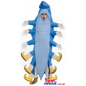 Blue Adult Size Centipede Adult Size Costume Or Mascot - Custom