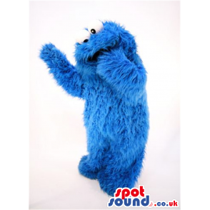 Blue Hairy Cookie Monster Character Plush Mascot - Custom